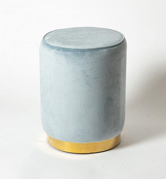 Пуф Shell с круглым основание цвет золото