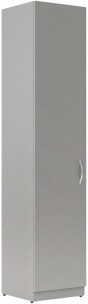 Шкаф колонка с глухой дверью SR-5U.1(L) Серый 386х375х1815