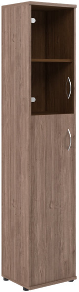 Шкаф колонка комбинированная СУ-1.7(L) Ясень Шимо 406*365*1975