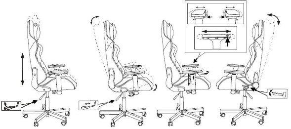 Кресло игровое Knight ARMOR