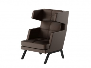 Алдо Кресло высокое с декором из пуговиц ALDB-01 790*960*1180