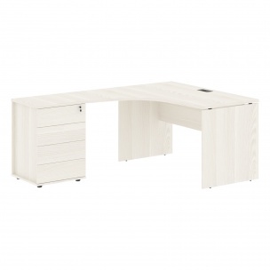 Стол эргономичный с тумбой EDCET 1318(L) 1360х1880х750 EDIS