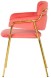 Стул Napoli коралловый