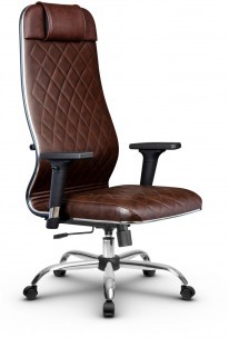 Кресло офисное Metta L NewLeather (хром ов. сеч.)