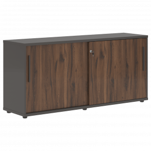 Шкаф низкий с дверьми купе ELC 1643 1606х430х750 EDIS