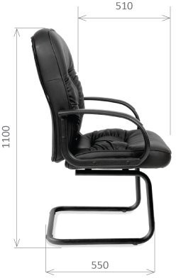 Кресло для посетителей CHAIRMAN 416 V / CH 416 V глянец