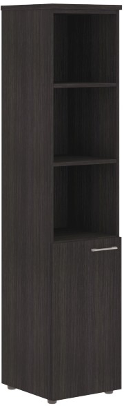 Шкаф колонка с глухой малой дверью (L) и топом XHC 42.5(L) Дуб Юкон Модерн 432х432х1955 XTEN в Лесном 