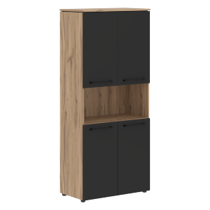 Шкаф с 2-мя комплектами глухих малых дверей MHC 85.4 854х423х1956 MORRIS