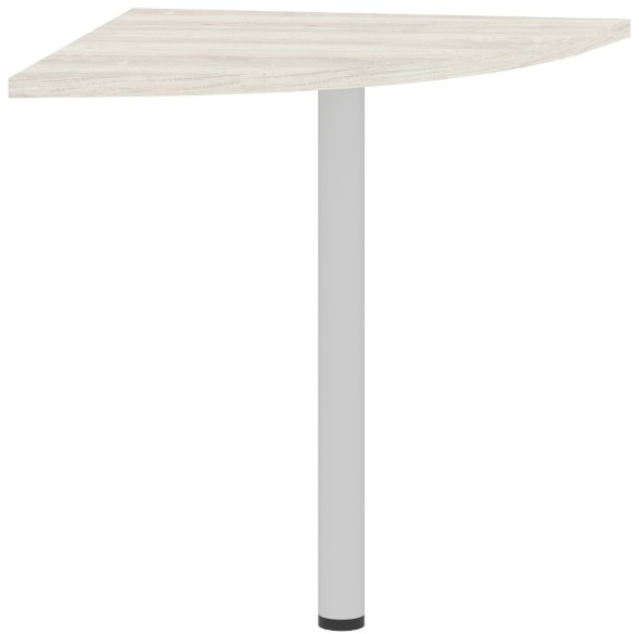 Угловой элемент с опорой XKD 700.1 Сосна Эдмонт/Алюминий 700х700х750 XTEN в Лесном 