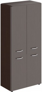 Шкаф с глухими средними и малыми дверьми и обвязкой DHC 85.3 Венге Магия 892х470х1950