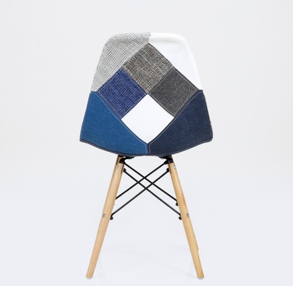 Стул Style Patchwork синий мультиколор