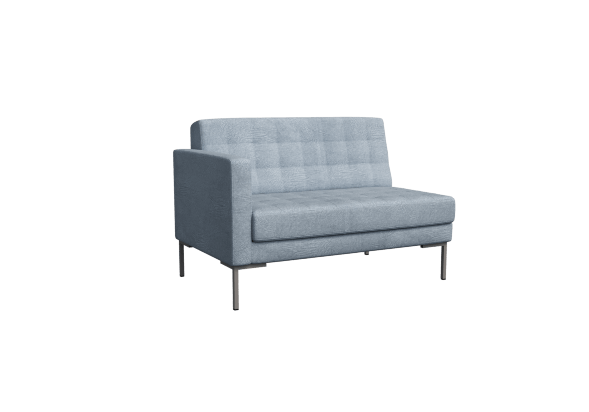 Forest Секция с подлокотником двухместная FR-SP-02 (R) 1270*800*840